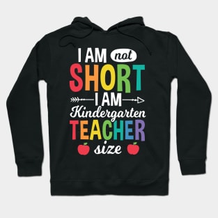 Funny Kindergarten Teacher Size Back To School Gift Hoodie